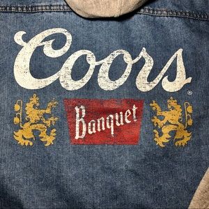 coors light denim jacket